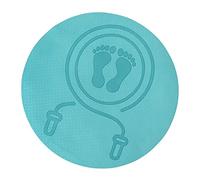 Esterilla redonda para cuerda de saltar Yaga, esterilla de ejercicio de yoga para absorber golpes y protección de cuerda, excelente estabilidad, antideslizante y fácil almacenamiento A/a