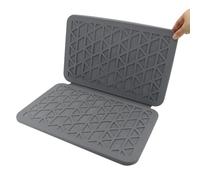 Esterilla seca para vajilla, accesorio para escurrir utensilios de cocina, base para ollas y sartenes calientes, para cocineros aficionados, cafés, bares, oficina, , dormitorio, mesa de