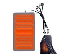 Esterilla térmica | Almohadilla térmica eléctrica de silicona, calentamiento rápido, resistente al agua, 3 temperaturas ajustables, esterilla térmica de silicona, esterillas térmicas USB, cable de ali