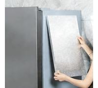 Esterilla térmica de Aluminio para Cocina: Paneles aislantes rígidos para protección Lateral de Estufas, Adhesivos, 40 x 60 cm, Protege hornos y refrigeradores de daños por Calor.