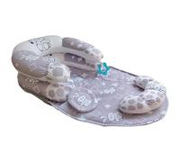 Esterilla y almohada para bebés, cojín y alfombrilla de juego con soporte para el asiento, juguetes sensoriales extraíbles, actividad de juego extraíble para niños pequeños en la habitación de los