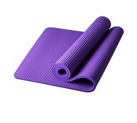 Esterilla Yoga Estera de Yoga 10mm y 15mm espesor, manta antideslizante, gimnasio en casa, Esterilla deportiva, esteras Fitness for perder peso salud(PURPLE,10mm)