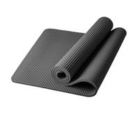 Esterilla Yoga Estera de Yoga 10mm y 15mm espesor, manta antideslizante, gimnasio en casa, Esterilla deportiva, esteras Fitness for perder peso salud(Black,10mm)