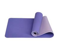 Esterilla Yoga Esterilla de yoga antideslizante doble cara, plegable, for gimnasia y(Light purple)