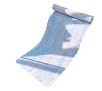 Esterilla Yoga Esterilla de yoga antideslizante for el hogar, for mujer, resistente a la decoloración(Deep Blue,183x61x8mm)