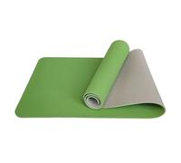 Esterilla Yoga Esterilla de yoga antideslizante, plegable, doble cara, for pilates y gimnasia(Green)