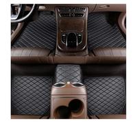 Esterillas Alfombrillas Universales para El Suelo Almohadillas Impermeables Cuero PU para Los Pies 5 Uds. Protectoras Juego Delanteras Y Traseras Alfombrillas(Black)