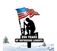 Esterillas de jardín, inoxidables, resistentes a la intemperie, patrióticas, para balcones, terrazas, caminos, exteriores, primavera, naturaleza, interior, para exteriores e inspirados en la