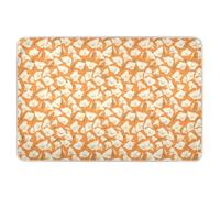 Esterillas de pañales reutilizables extragrandes de caricatura, de lirios blancos, de color amarillo, muy absorbentes, para cambiar, transpirables, para bebés de 52 pulgadas de largo x 34 pulgadas de