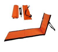 Esterillas de playa para silla de salón - Esterilla de playa ajustable, esterilla impermeable para tomar el sol | Esterilla de playa plegable fácil de plegar con soporte para la espalda, para jardín