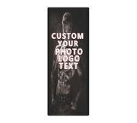 Esterillas de yoga personalizadas, Esterilla Fitness Antideslizante Tela de gamuza + capa inferior de goma,Esterilla de yoga para ejercicio, para Pilates Ejercicios Fitness Gimnasia Estiramientos