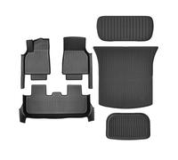 Esterillas para El Modelo Y para Juniper para Launch 2025 TPE Todo Tipo Clima Revestimiento Carga con Almohadilla Respaldo Protectora Umbral Puerta Moqueta Alfombrillas(Y-SN-6PCS)