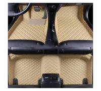 Esterillas para Toyota para Corolla 2019-2023 2014-2018 para Híbrido Alfombrillas 3D para El Suelo Accesorios De Cuero Artificial Alfombrillas(Beige 5 Seat,Co*Rolla 2007-2013)