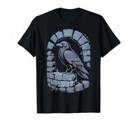 Estética Alternativa del Cuervo del corazón de Espina gótica Oscura Camiseta gráfica económica