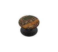 Estética Animal Girasol Guepardo Leopardo Cebra Boho Floral PopSockets PopGrip Adhesivo