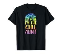 Estética Boho Rainbow Heart de I'm The Chill Aunt Camiseta