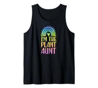 Estética de corazón arcoíris Boho I'm The Plant Aunt Camiseta sin Mangas