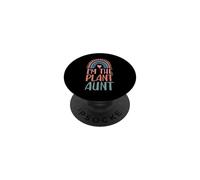 Estética de corazón arcoíris Boho I'm The Plant Aunt PopSockets PopGrip Adhesivo