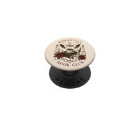 Estética de Corona Lunar con Rosas góticas de Dark Romance Reader PopSockets PopGrip Adhesivo