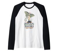 Estética de polillas atraída por la Peor opción Disponible Camiseta Manga Raglan