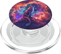 Estética Fox Galaxy Mitología Japonesa Kawaii Fantasía PopSockets PopGrip para MagSafe