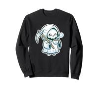 Estética gótica Pastel de Kawaii Grim Reaper Sudadera