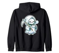 Estética gótica Pastel de Kawaii Grim Reaper Sudadera con Capucha
