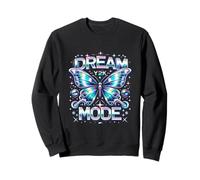 Estética gráfica Retro Dream Mode Butterfly Y2K Sudadera