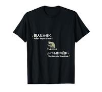 Estética Japonesa Anime Soledad Melancolía Diseño Camiseta
