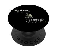 Estética Japonesa Anime Soledad Melancolía Diseño PopSockets PopGrip Adhesivo