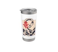 Estética japonesa Símbolo del Dragón Kanji Japón Vaso térmico de acero inoxidable de doble pared
