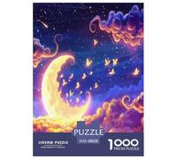 Estética Noche Estrellada Puzzles Imposible,desafío for Adults Juego EduGatoivo 1000 Piezas Obra De Arte De Juego De para Adultos, Regalos A Partir De 14 Años 38x26cm/1000pcs