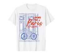 Estética Paris Dream Francia París Bicicleta Camiseta