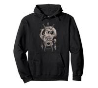 Estética samurái dragón japonés en Arte Tatuaje Retro Estilo Sudadera con Capucha