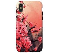 Estética Vaporwave Japonés Cherry Blossom Pastel Goth Carcasa para iPhone X/XS