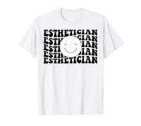 Esteticista Feliz especialista en Cuidado de la Piel Lindo esteticistas Camiseta, Hombre, Blanco, 4XL