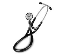Estetoscopio cardiológico Pulox - Estetoscopio profesional monotubo con doble cabezal de acero inoxidable