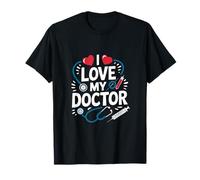 Estetoscopio de corazón I Love My Doctor Camiseta