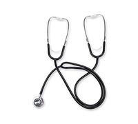 Estetoscopio de doble cabeza, tubo negro, estetoscopio tipo littmann, estetoscopio profesional
