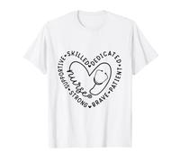 Estetoscopio de Enfermera con diseño dedicado al corazón Camiseta