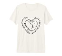 Estetoscopio de Enfermera con diseño dedicado al corazón Camiseta Premium