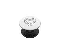 Estetoscopio de Enfermera con diseño dedicado al corazón PopSockets PopGrip Adhesivo