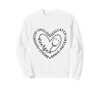 Estetoscopio de Enfermera con diseño dedicado al corazón Sudadera