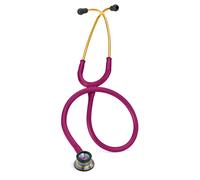 Estetoscopio Infantil 3M Littmann Classic II 2157, pieza torácica con acabado arcoíris, tubo frambuesa