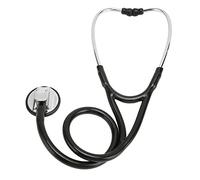 Estetoscopio Médico de una Sola Cabeza, un Solo Tubo, Cómodo, Multifuncional, Ajustable, Cardiología, Estetoscopio, Forma de Herradura, con Estuche de Almacenamiento para Médicos