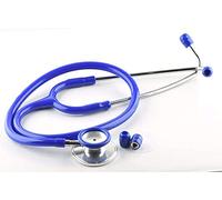 Estetoscopio profesional Cardio de doble cabeza, veterinarios médicos, enfermera, multicolor, Adult, azul, 1