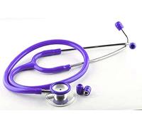 Estetoscopio profesional Cardio de doble cabeza, veterinarios médicos, enfermera, multicolor, Adult, morado, 1