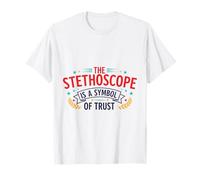 Estetoscopio Símbolo de Confianza Medical Healthcare Professional Camiseta
