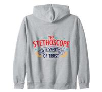 Estetoscopio Símbolo de Confianza Medical Healthcare Professional Sudadera con Capucha