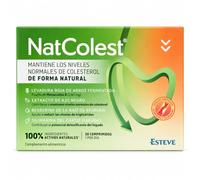 Esteve NatColest - 30 Comprimidos - Berberina 500 mg y Levadura Roja de Arroz con 2,85 mg de Monacolinas - Ajo Negro, Cardo Mariano, Zinc, Vitaminas B1 y B9 - Vegano